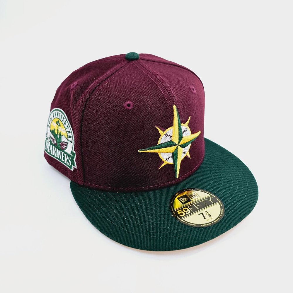 New Era 59Fifty MLB NY Seattle Mariners 30th Anniversary Side Patch Cap